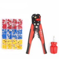 Hand Tool Kit Multi-function Cable Stripping Pliers Wire Stripper Kit Screwdriver Terminal Crimping Tool Set